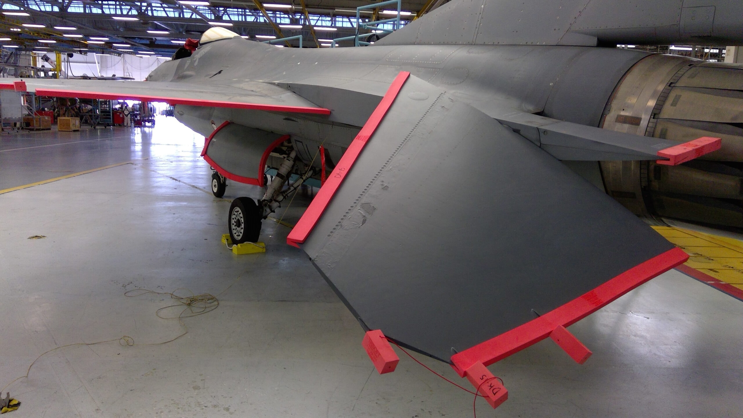 Lockheed F-16 with a Trisoft Covers Protection Kit