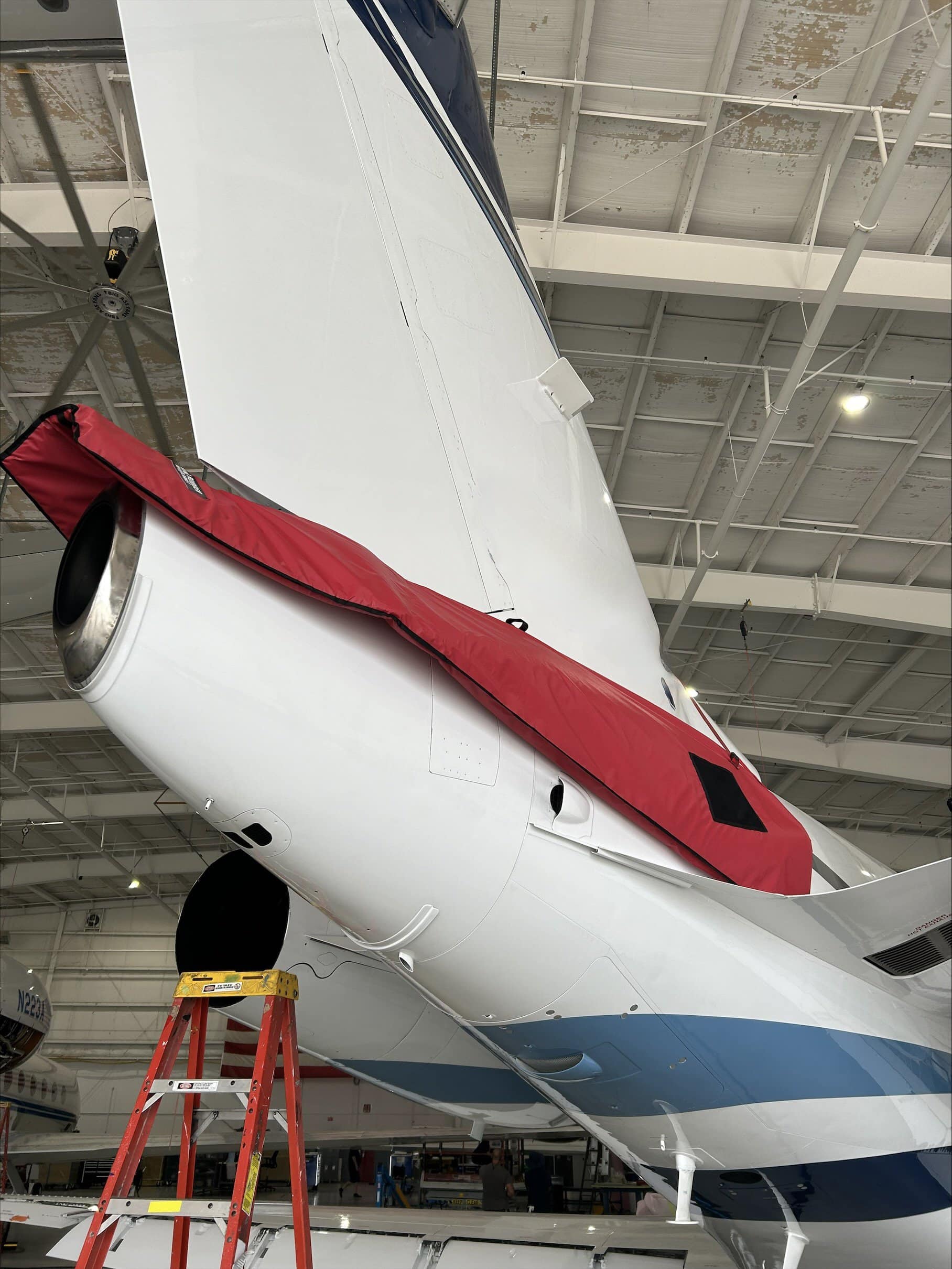 Gulfstream Large Cabin Tail Cone Protection Mat - Trisoft Aircraft Covers